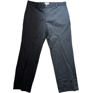 Dockers Men's Classic Fit Dress Pants Flat Front Size 38x32 Dark Gray Casual